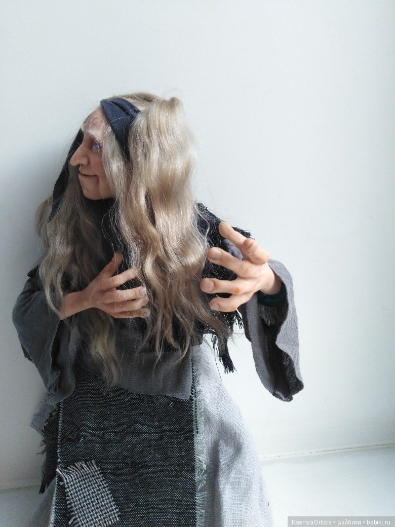 Кукла Баба-Яга — Авторские куклы ручной работы: текстильные (фото 4)