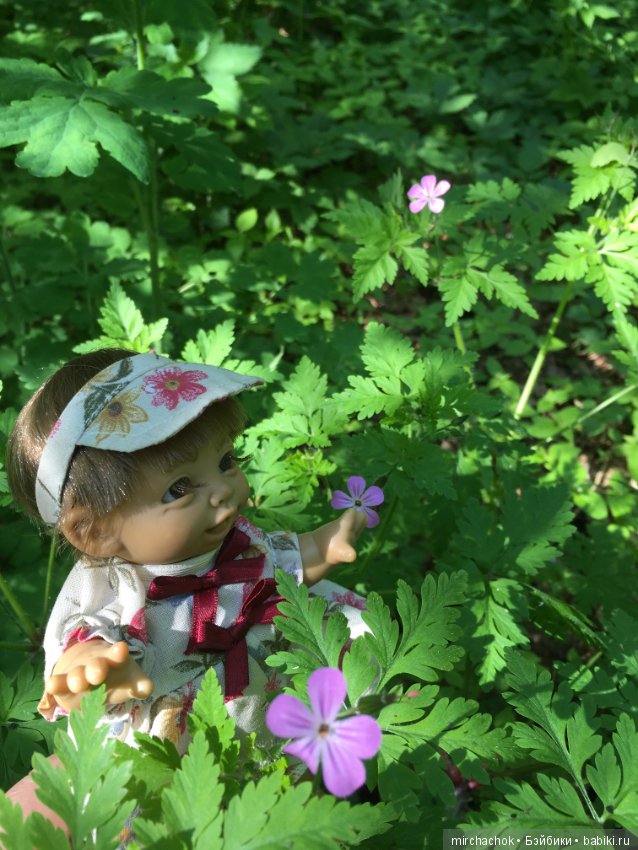 Грушенька на грибалке:) — Куклы D'Anton Jos (Д'Антон Джос): характерные (фото 2)