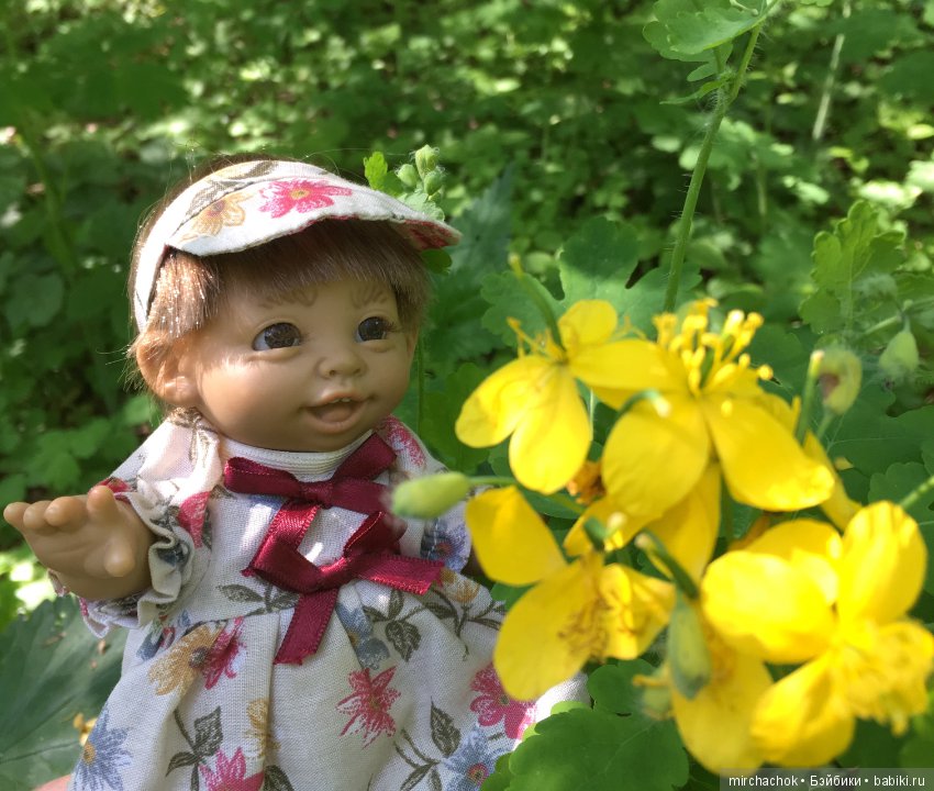 Грушенька на грибалке:) — Куклы D'Anton Jos (Д'Антон Джос): характерные (фото 3)