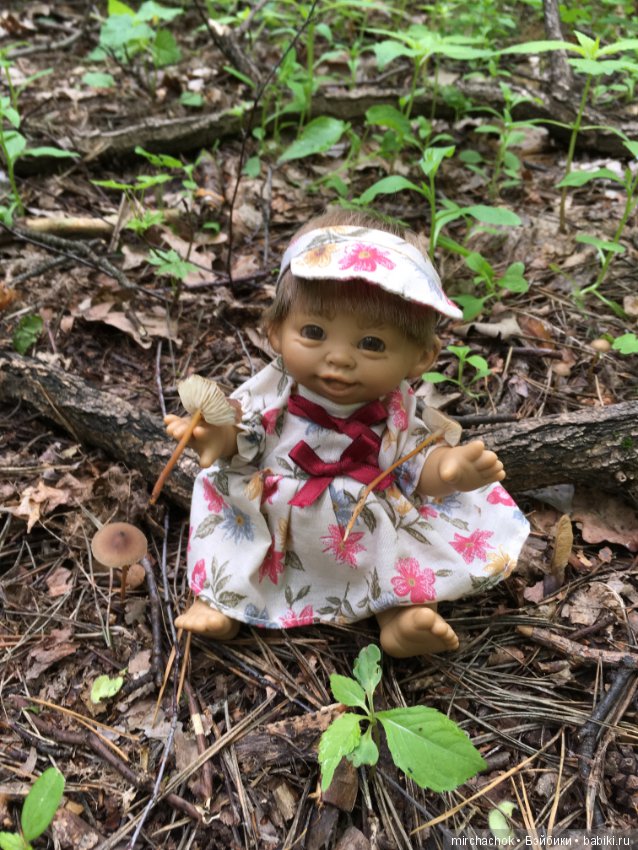 Грушенька на грибалке:) — Куклы D'Anton Jos (Д'Антон Джос): характерные (фото 5)