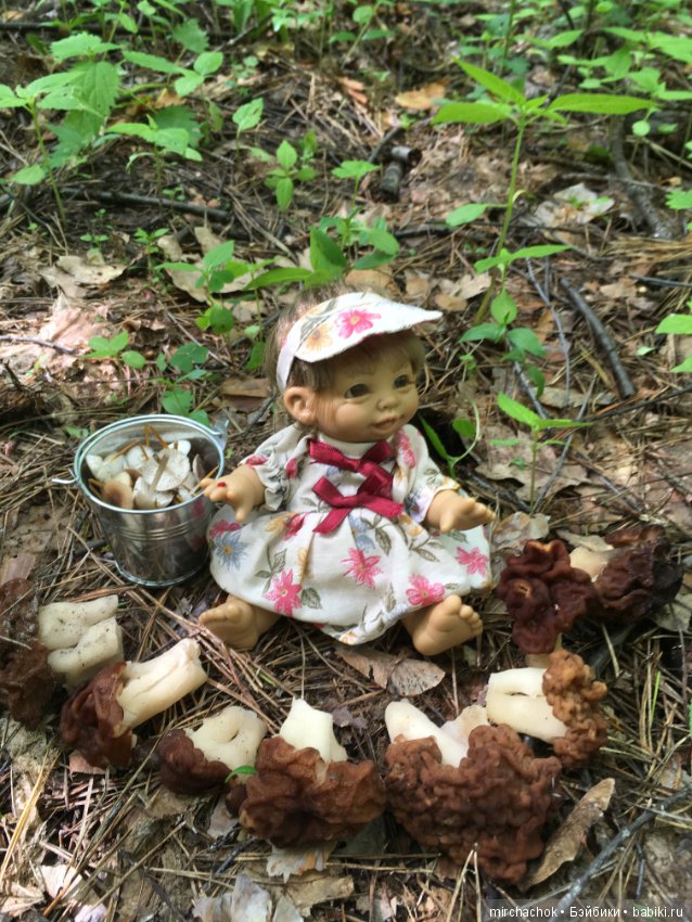 Грушенька на грибалке:) — Куклы D'Anton Jos (Д'Антон Джос): характерные (фото 8)