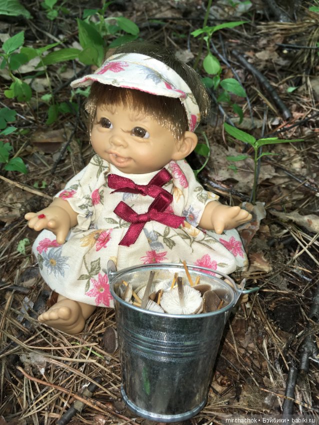 Грушенька на грибалке:) — Куклы D'Anton Jos (Д'Антон Джос): характерные (фото 9)