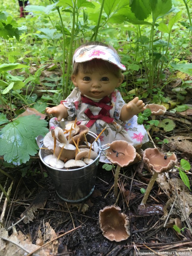 Грушенька на грибалке:) — Куклы D'Anton Jos (Д'Антон Джос): характерные