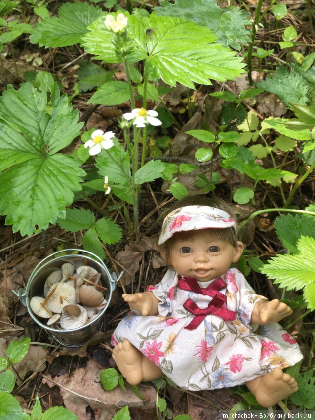 Грушенька на грибалке:) — Куклы D'Anton Jos (Д'Антон Джос): характерные (фото 6)