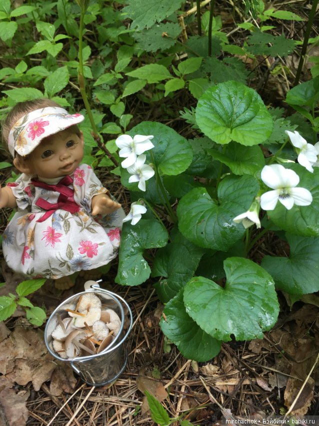 Грушенька на грибалке:) — Куклы D'Anton Jos (Д'Антон Джос): характерные (фото 7)