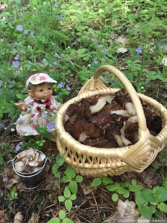 Грушенька на грибалке:) — Куклы D'Anton Jos (Д'Антон Джос): характерные