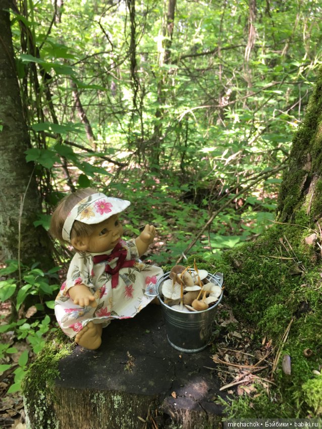Грушенька на грибалке:) — Куклы D'Anton Jos (Д'Антон Джос): характерные