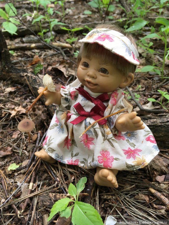 Грушенька на грибалке:) — Куклы D'Anton Jos (Д'Антон Джос): характерные (фото 4)
