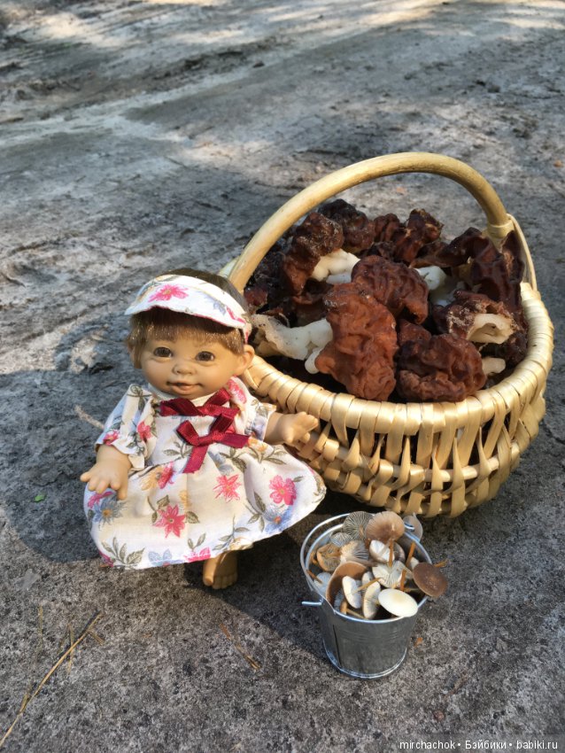 Грушенька на грибалке:) — Куклы D'Anton Jos (Д'Антон Джос): характерные