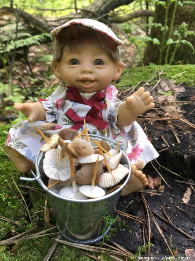 Грушенька на грибалке:) — Куклы D'Anton Jos (Д'Антон Джос): характерные