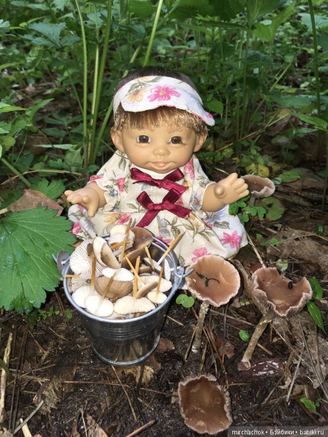 Грушенька на грибалке:) — Куклы D'Anton Jos (Д'Антон Джос): характерные (фото 10)