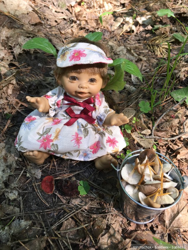 Грушенька на грибалке:) — Куклы D'Anton Jos (Д'Антон Джос): характерные