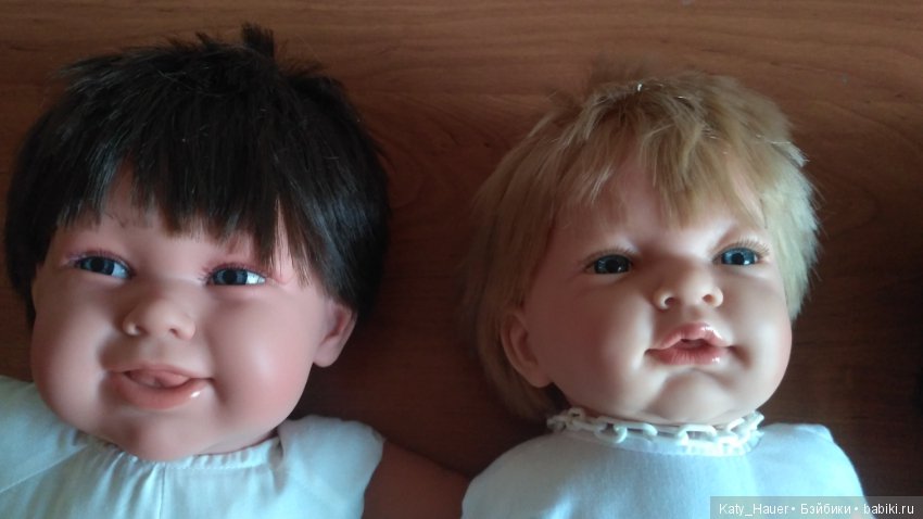 Сравниваю мякишей Марту ХА 52 см, Селию Онил 45 см и Лолу Лоренс 42 см