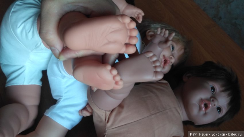 Сравниваю мякишей Марту ХА 52 см, Селию Онил 45 см и Лолу Лоренс 42 см (фото 3)