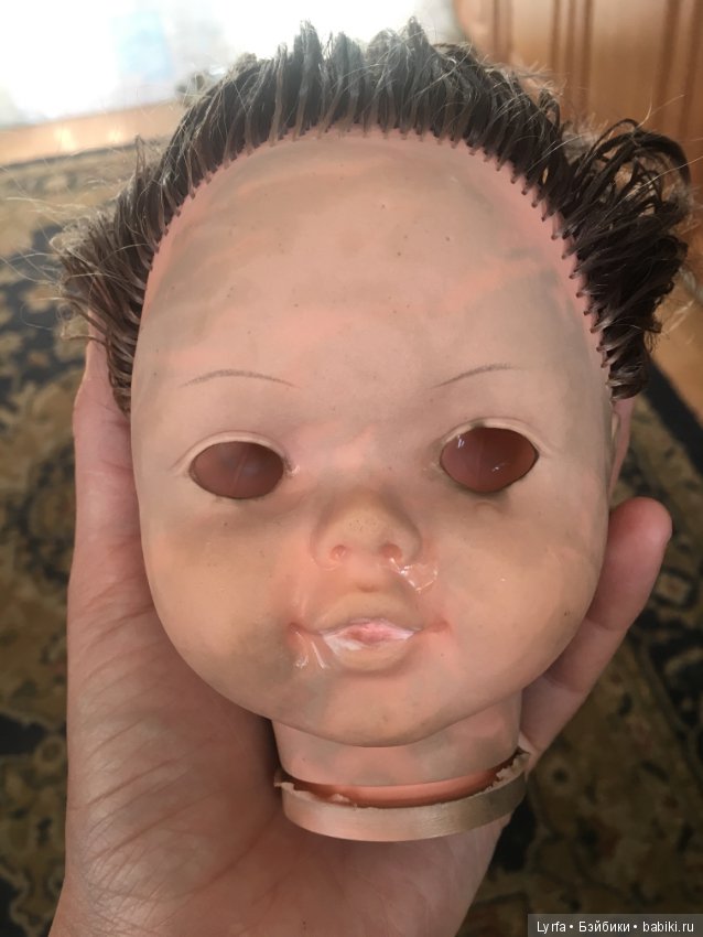 Всё испортила — Ремонт кукол СССР и ГДР (немок): чернота (фото 5)