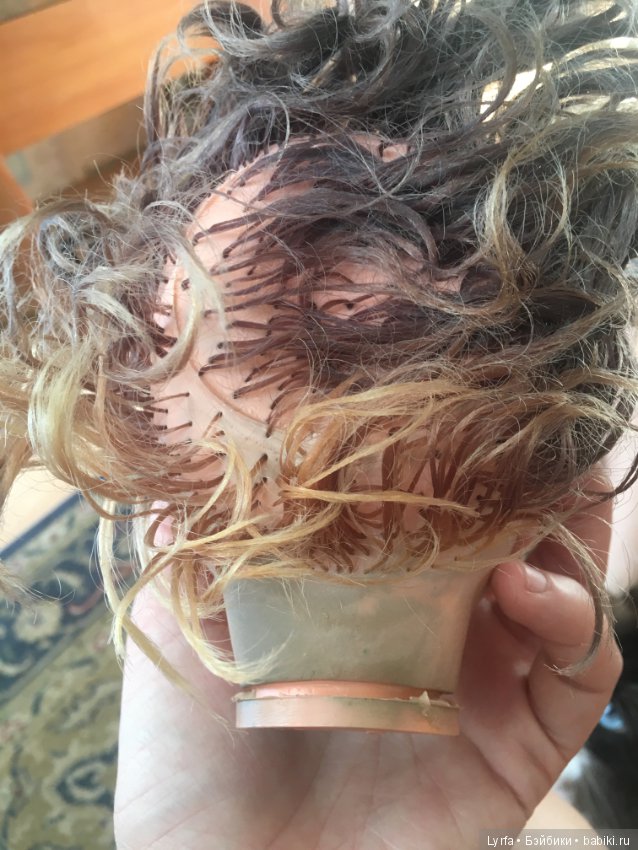 Всё испортила — Ремонт кукол СССР и ГДР (немок): чернота (фото 2)