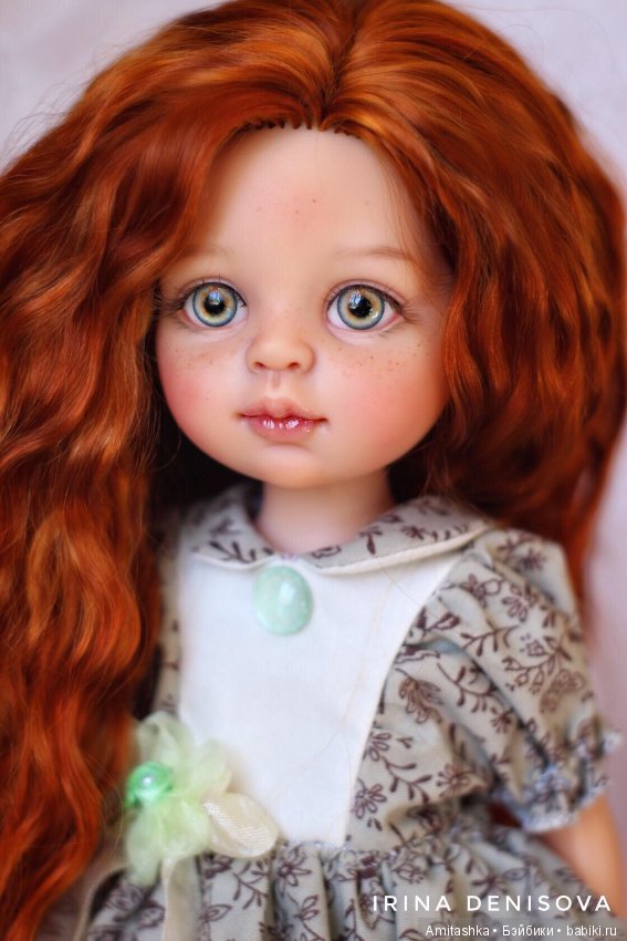 Рыжулька — ООАК Paola Reina (Паола Рейна) и испанских кукол: перерисовка