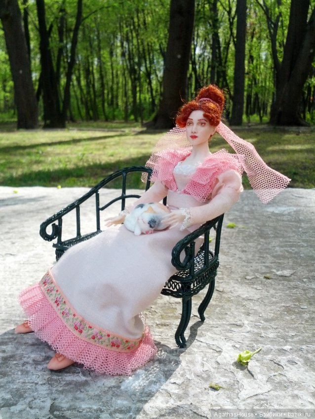 Домик тетушки Агаты - место, где живут куклы. Авторские куклы в масштабе 1:12. Кукольная миниатюра (фото 9)