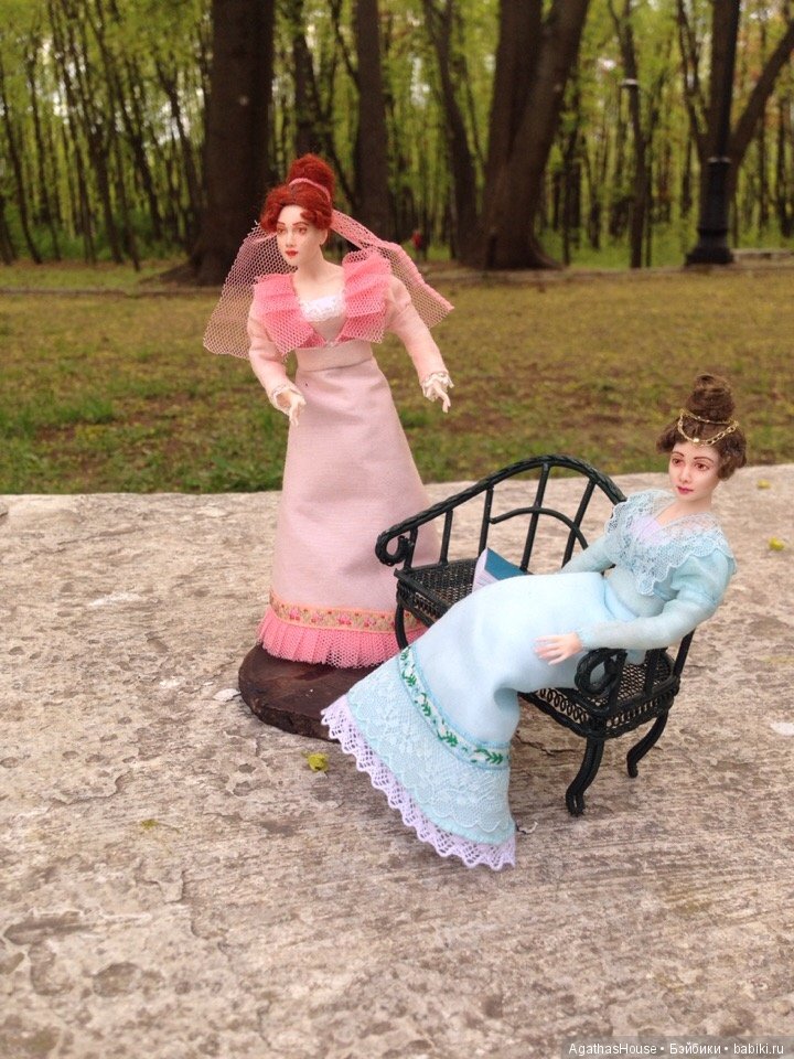Домик тетушки Агаты - место, где живут куклы. Авторские куклы в масштабе 1:12. Кукольная миниатюра (фото 10)