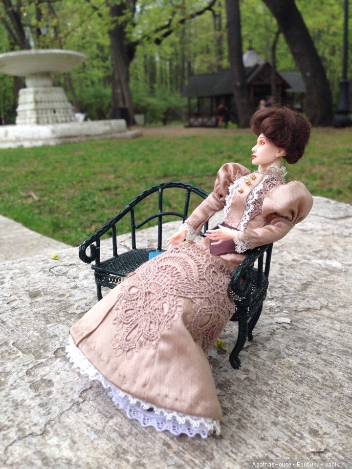 Домик тетушки Агаты - место, где живут куклы. Авторские куклы в масштабе 1:12. Кукольная миниатюра (фото 4)