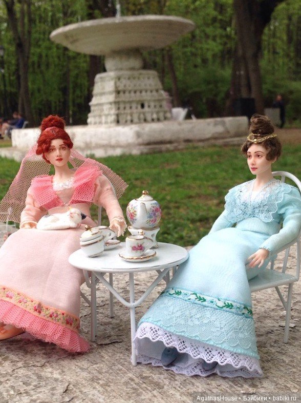 Домик тетушки Агаты - место, где живут куклы. Авторские куклы в масштабе 1:12. Кукольная миниатюра