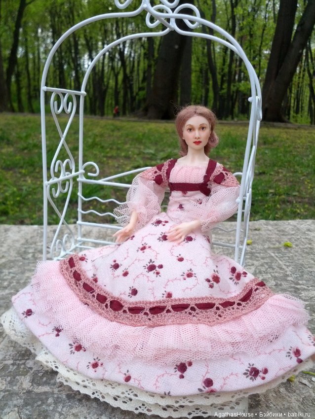 Домик тетушки Агаты - место, где живут куклы. Авторские куклы в масштабе 1:12. Кукольная миниатюра