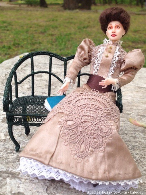 Домик тетушки Агаты - место, где живут куклы. Авторские куклы в масштабе 1:12. Кукольная миниатюра (фото 5)