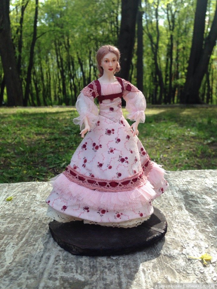 Домик тетушки Агаты - место, где живут куклы. Авторские куклы в масштабе 1:12. Кукольная миниатюра (фото 3)