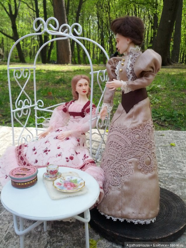 Домик тетушки Агаты - место, где живут куклы. Авторские куклы в масштабе 1:12. Кукольная миниатюра (фото 6)