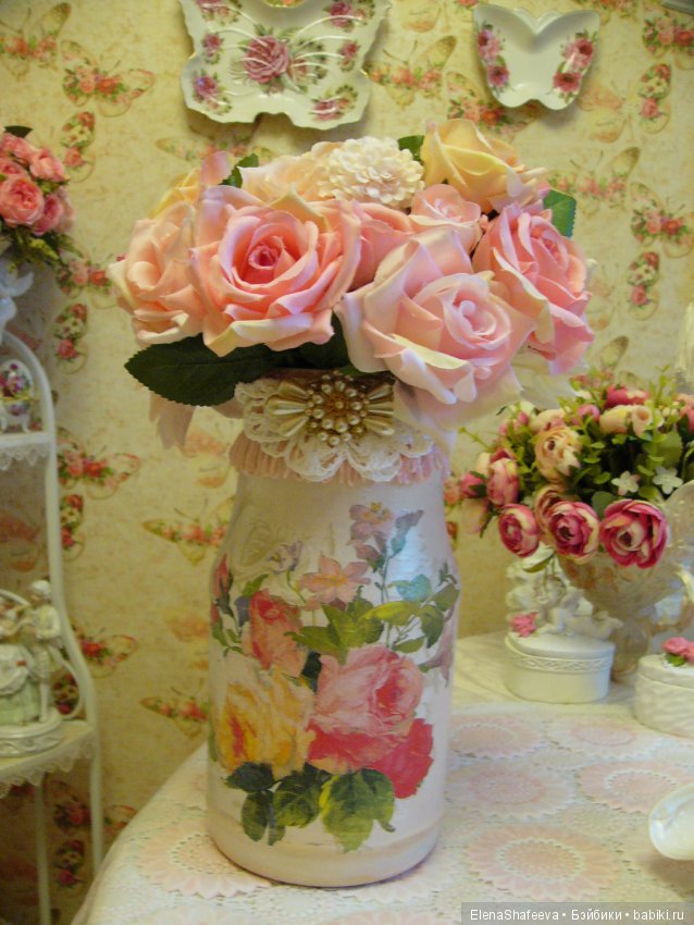 Ваза из простой стеклянной банки (фото 2)