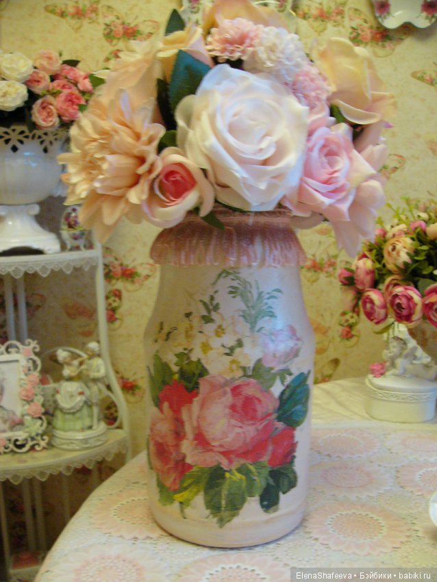 Ваза из простой стеклянной банки (фото 6)