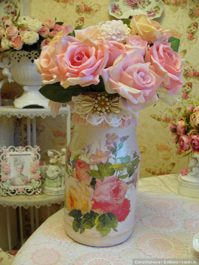 Ваза из простой стеклянной банки (фото 4)