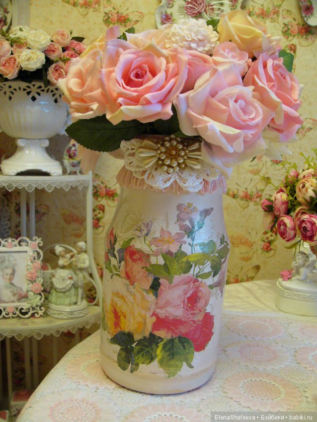 Ваза из простой стеклянной банки (фото 5)