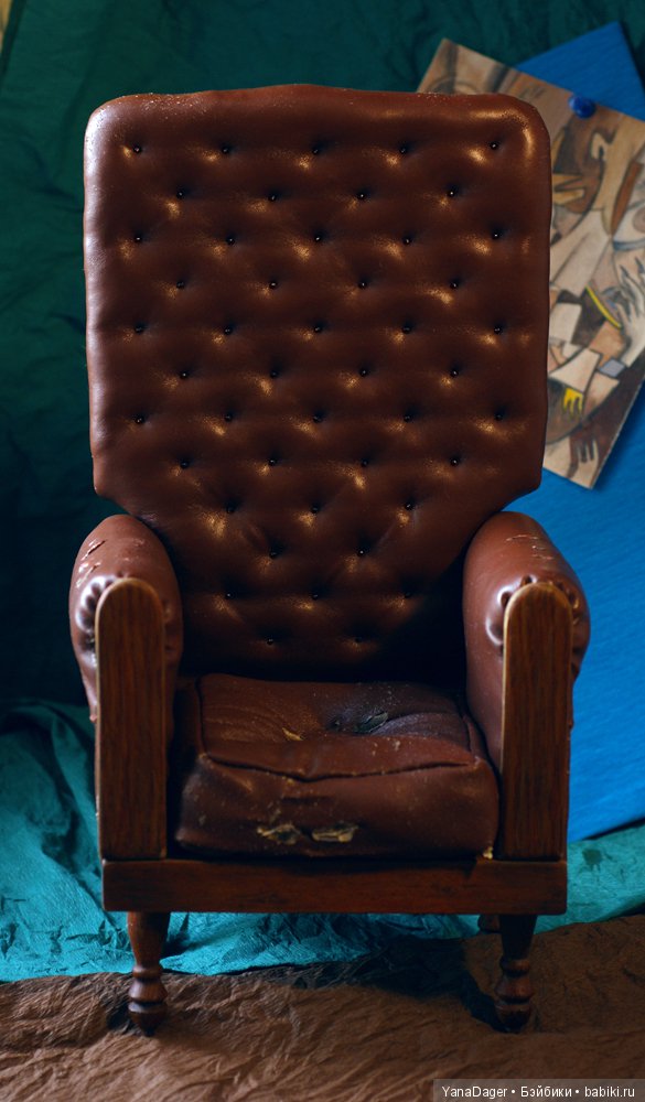 Кресло с характером — Мебель для кукол и домиков: фото (фото 3)