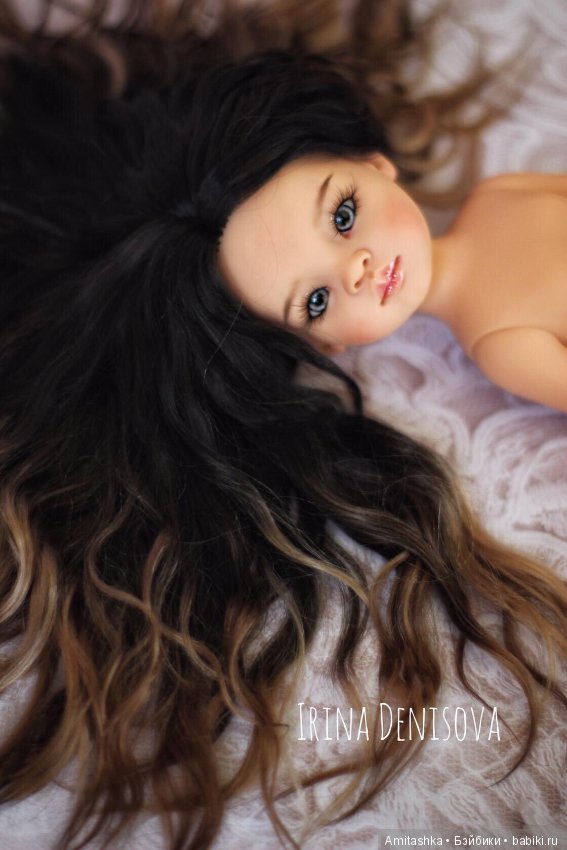 Маника, волосики омбре — ООАК Paola Reina (Паола Рейна) и испанских кукол: перерисовка (фото 4)