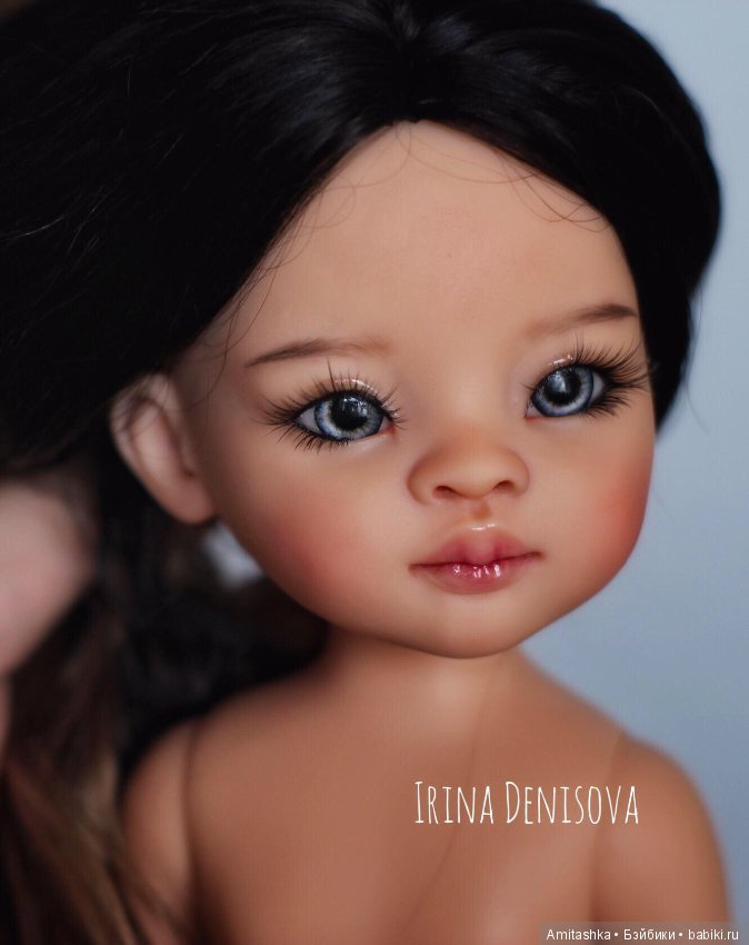 Маника, волосики омбре — ООАК Paola Reina (Паола Рейна) и испанских кукол: перерисовка (фото 5)