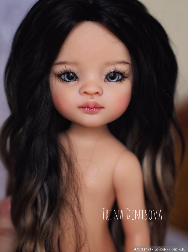 Маника, волосики омбре — ООАК Paola Reina (Паола Рейна) и испанских кукол: перерисовка (фото 3)