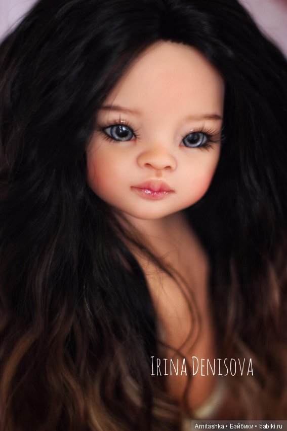 Маника, волосики омбре — ООАК Paola Reina (Паола Рейна) и испанских кукол: перерисовка (фото 2)