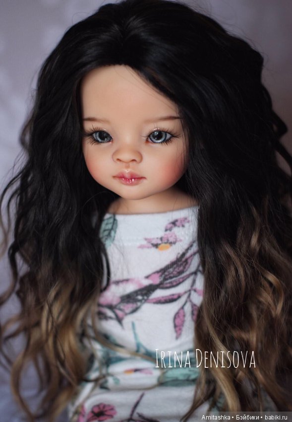 Маника, волосики омбре — ООАК Paola Reina (Паола Рейна) и испанских кукол: перерисовка (фото 7)