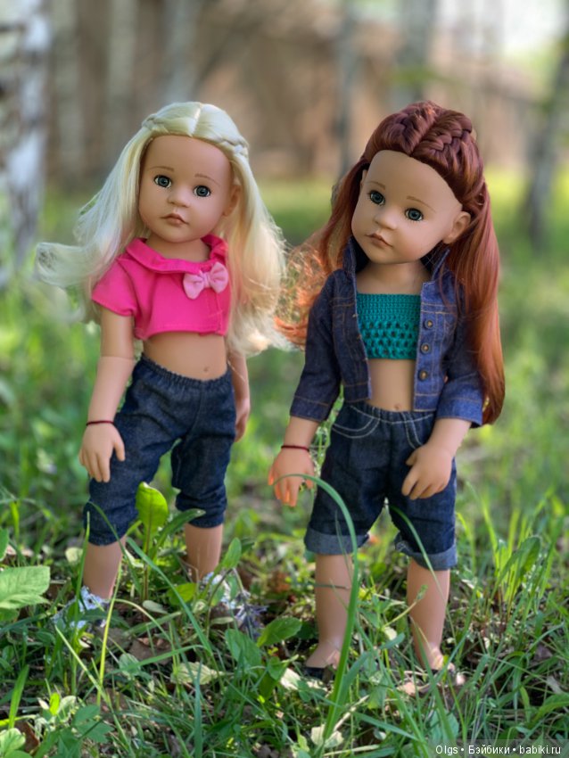 Во поле берёзка стояла ... Габи и Анжелика на прогулке