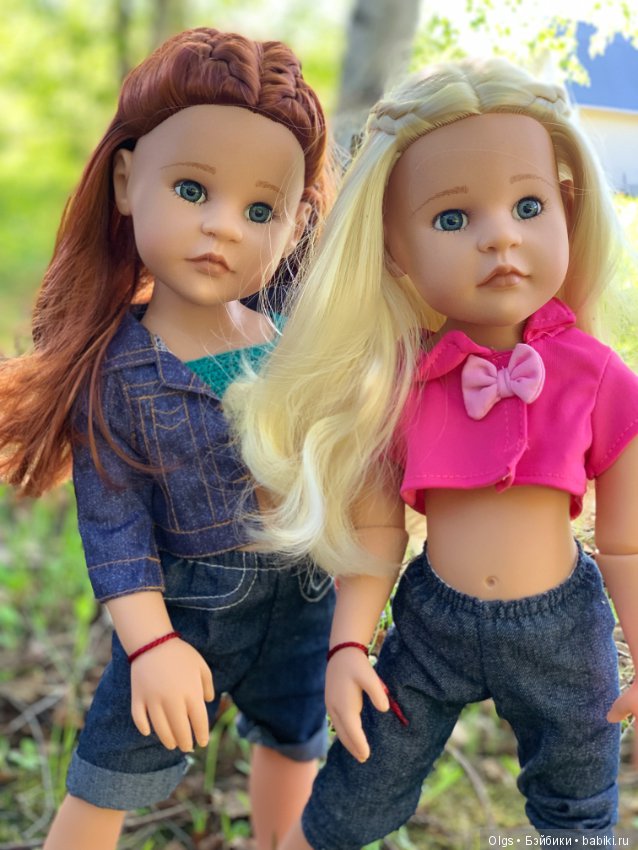 Во поле берёзка стояла ... Габи и Анжелика на прогулке