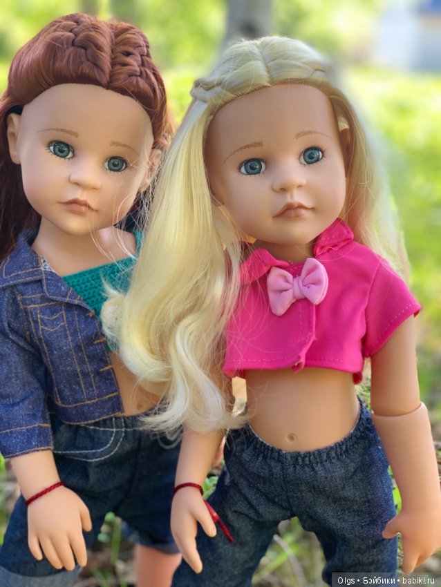 Во поле берёзка стояла ... Габи и Анжелика на прогулке