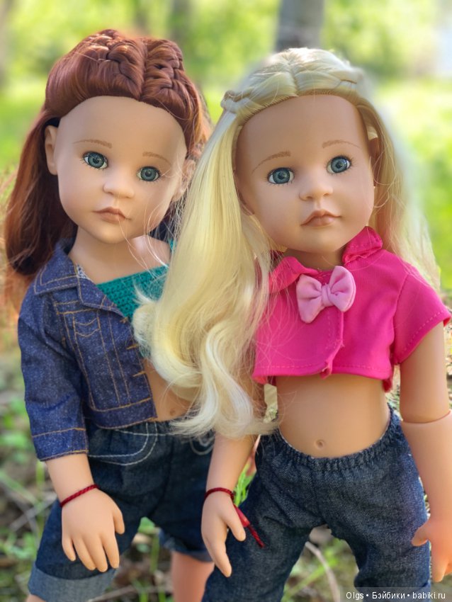 Во поле берёзка стояла ... Габи и Анжелика на прогулке