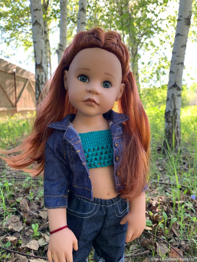 Во поле берёзка стояла ... Габи и Анжелика на прогулке