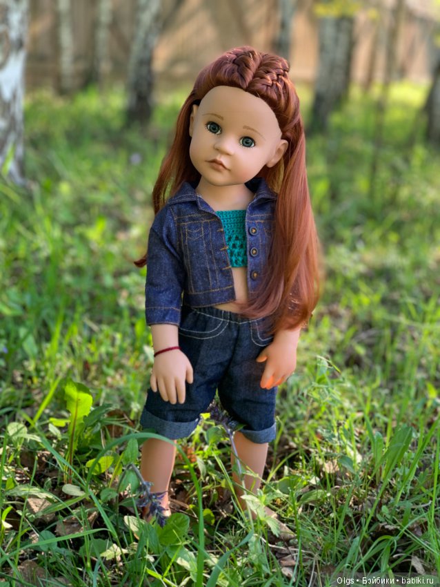 Во поле берёзка стояла ... Габи и Анжелика на прогулке