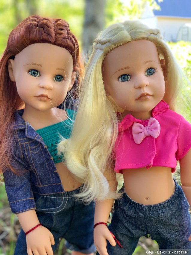 Во поле берёзка стояла ... Габи и Анжелика на прогулке