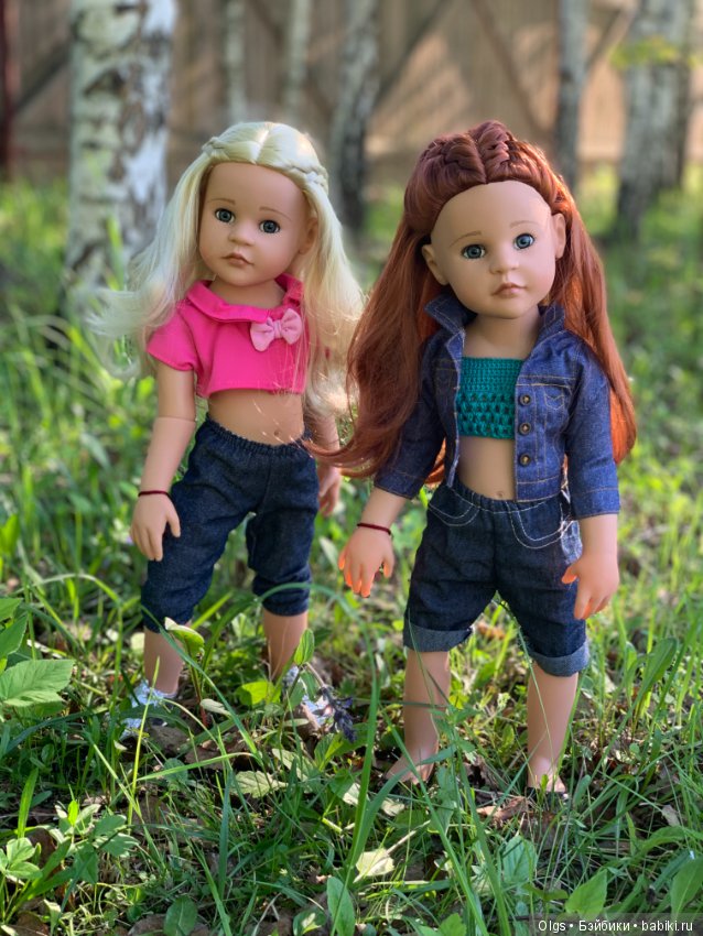 Во поле берёзка стояла ... Габи и Анжелика на прогулке