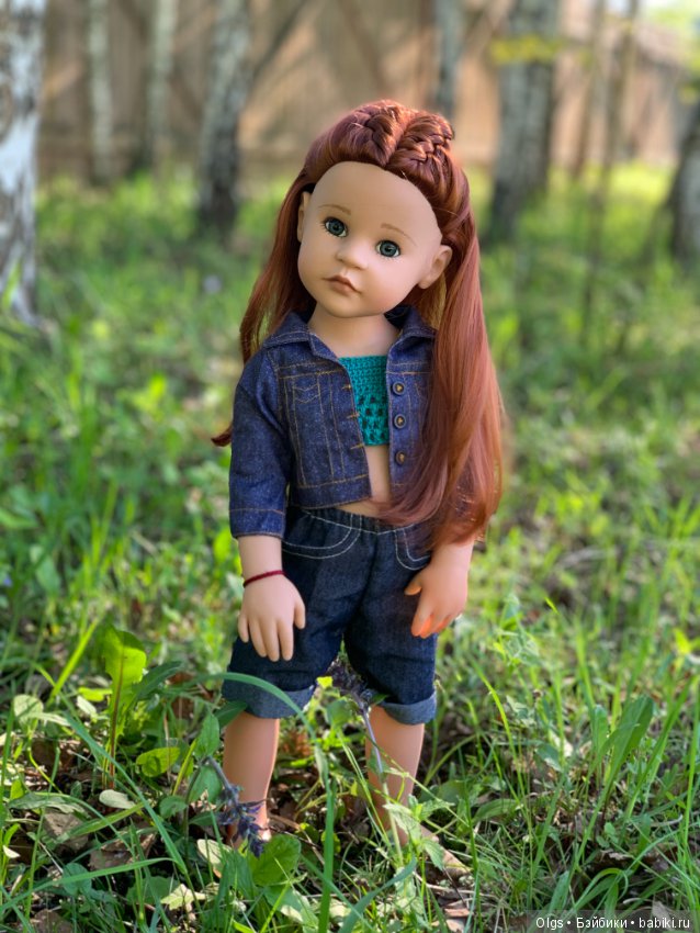 Во поле берёзка стояла ... Габи и Анжелика на прогулке