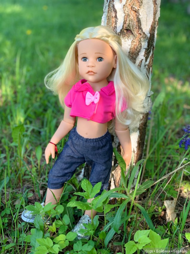 Во поле берёзка стояла ... Габи и Анжелика на прогулке