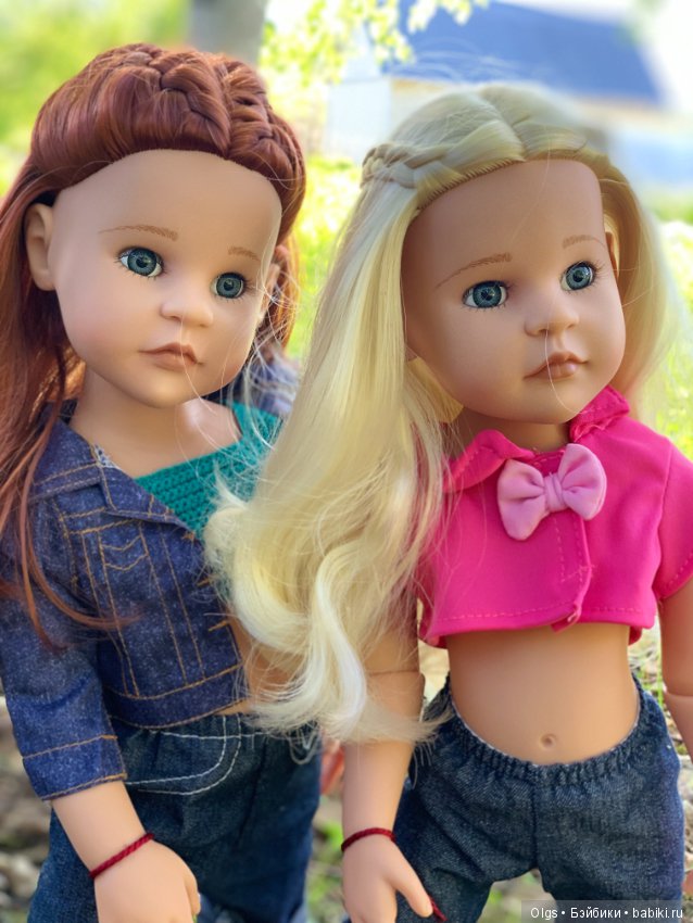 Во поле берёзка стояла ... Габи и Анжелика на прогулке